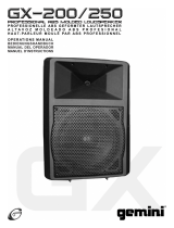 Gemini Portable Speaker GX-250 Benutzerhandbuch