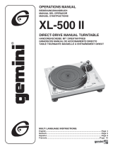 Gemini Stereo System XL-500II Benutzerhandbuch