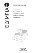 Olympia Cash Register CM 702. CM 711 Benutzerhandbuch