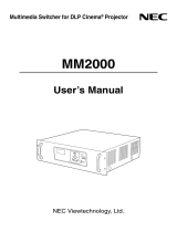 NEC MM2000 Benutzerhandbuch
