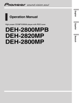 Pioneer MP3 Player DEH-2800MPB Benutzerhandbuch