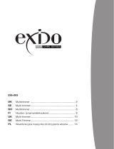Exido Trimmer 238-003 Benutzerhandbuch