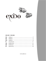 Exido Waffle Iron 243-052 Benutzerhandbuch