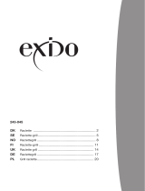 Exido Kitchen Grill 243-045 Benutzerhandbuch