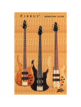 Peavey Cirrus Bass Guitar Benutzerhandbuch
