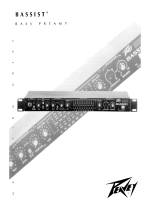 Peavey Stereo Amplifier Bass Preamplifier Benutzerhandbuch