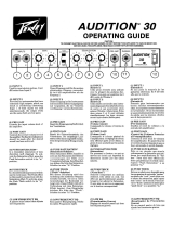 Peavey Stereo Amplifier Audition 30 Benutzerhandbuch