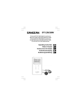 Sangean Electronics Portable Radio DT-120 Benutzerhandbuch