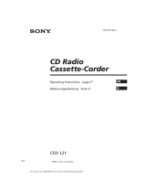 Sony Portable CD Player CFD-121 Benutzerhandbuch