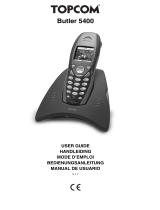 Topcom Cordless Telephone 5400 Benutzerhandbuch
