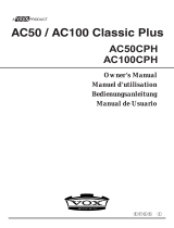 Vox AC100 Benutzerhandbuch