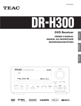 TEAC Stereo Receiver DR-H300 Benutzerhandbuch