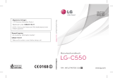 LG LGC550.APRTSV Benutzerhandbuch