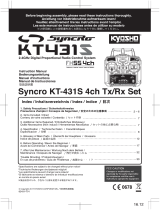 Kyosho No.82431M12.4GHz Syncro KT-431S 4ch Tx/Rx Set(mode 1) Benutzerhandbuch