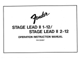 Fender Stage Lead II Bedienungsanleitung
