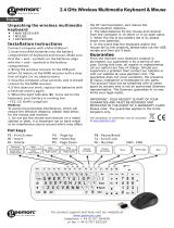 Geemarc Wireless keyboard Benutzerhandbuch