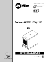 Miller SUBARC AC/DC/ 1000/1250 CE AND NON-CE Bedienungsanleitung