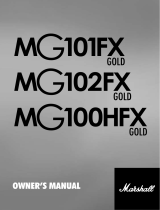 Marshall MG101FX Gold Bedienungsanleitung