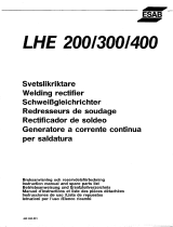 ESAB LHE 200, LHE 300, LHE 400 Benutzerhandbuch