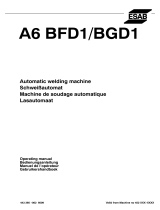 ESAB A6 BFD1 / BGD1 Benutzerhandbuch