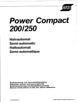 ESAB POWER COMPACT 200/250 Benutzerhandbuch