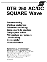 ESAB DTB 250 AC/DC Square wave Benutzerhandbuch