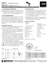 Monacor DM-9S Benutzerhandbuch