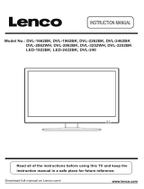 Lenco LED-1922BK Benutzerhandbuch