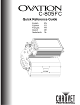 Chauvet Ovation C-805FC Referenzhandbuch