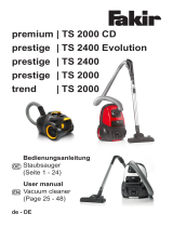 Fakir Premium TS2000CD Bedienungsanleitung