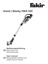 Fakir Starky | HSA 322 Bedienungsanleitung