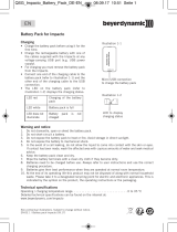 Beyerdynamic Battery pack Impacto Benutzerhandbuch