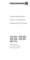 Beyerdynamic DM 969 S Benutzerhandbuch