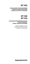 Beyerdynamic DT 100, 16 ohms, black  Benutzerhandbuch