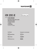 Beyerdynamic iDX 200 iE Benutzerhandbuch