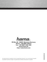 Hama 00052402 Bedienungsanleitung