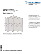 Hirschmann RSR Wall Mounting Plate Benutzerhandbuch