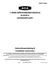 AGA 7-SERIE GEÏNTEGREERDE MODULE GASKOOKPLAAT Bedienungsanleitung
