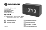 Bresser MyTime W Color LED RC Alarm Clock Bedienungsanleitung