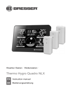 Bresser Thermo Hygro Quadro NLX - Thermo-/Hygrometer Bedienungsanleitung