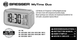 Bresser MyTime Duo Alarm Clock white Bedienungsanleitung