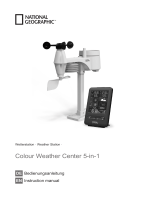 National Geographic Colour Weather Center 5-in-1 Bedienungsanleitung