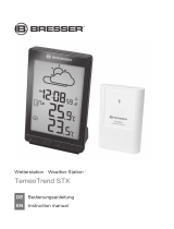 Bresser TemeoTrend STX RC Weather Forecast Station Bedienungsanleitung