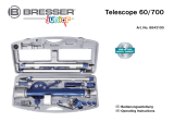 Bresser Junior 60/700 AZ1 Refractor Telescope Bedienungsanleitung
