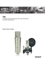 Tannoy Complete Recording Package Large Diaphragm Condenser Microphone Benutzerhandbuch