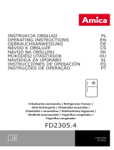Amica FD2305.4 Kühl-gefrierkombination Benutzerhandbuch