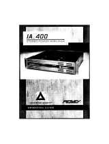 Peavey IA 400 Power Amplifier Benutzerhandbuch