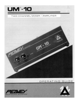 Peavey UM-10 Two-Channel Mixer/Amplifier Bedienungsanleitung