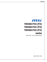 MSI 760GM-P34 (FX) Bedienungsanleitung