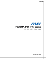 MSI 760GMA-P34 (FX) Bedienungsanleitung